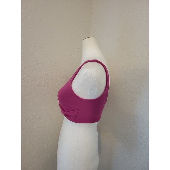 L Space Active Twist of Fate‎ Sports Bra Women's Small Fuschia Athleisure Gym - Picture 3 of 13